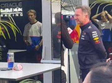 Liam Lawson recibe 'jalón de oreja' de parte de Marko y Horner tras el incidente con 'Checo' Pérez