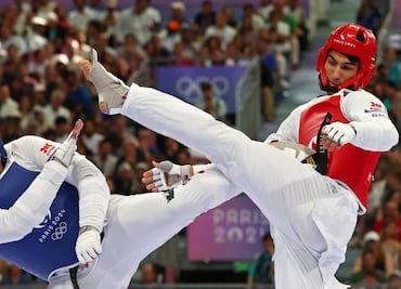 Carlos Sansores queda eliminado en los cuartos de final de Taekwondo en París 2024