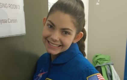 Alyssa, la adolescente influencer que quiere ser astronauta