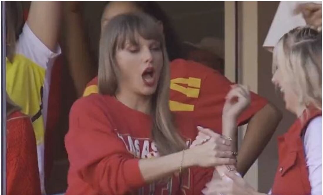 Taylor Swift y Mahomes protagonizaron una celebración que se hizo viral - Especial