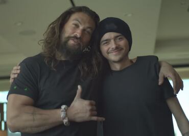 Él es el “doble de acción” de Jason Momoa…