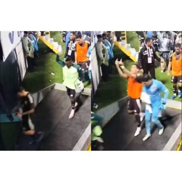 Chiquete Orozco insultó de esta manera a los aficionados catrachos que les lanzaron de todo desde la tribuna. Foto: Especial