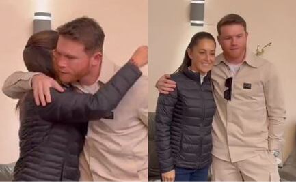 Claudia Sheinbaum "presume" en redes sociales su encuentro con Canelo Álvarez