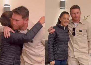 Claudia Sheinbaum "presume" en redes sociales su encuentro con Canelo Álvarez