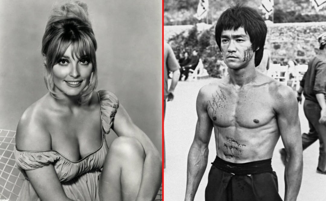 Fotos: Sharon Tate (Película Don't Make Waves/Filmways Pictures) Bruce Lee (AP Photo/HO)