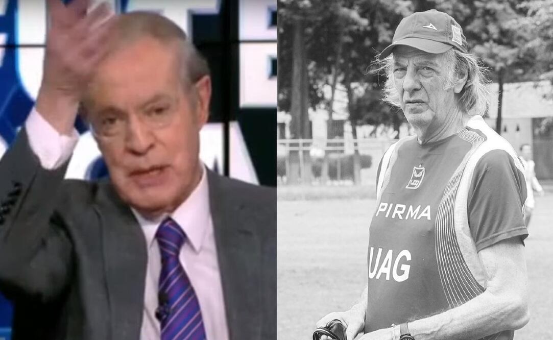 José Ramón Fernández enojado en Futbol Picante y César Luis Menotti como DT de Tecos / FOTOS: Captura y El Universal