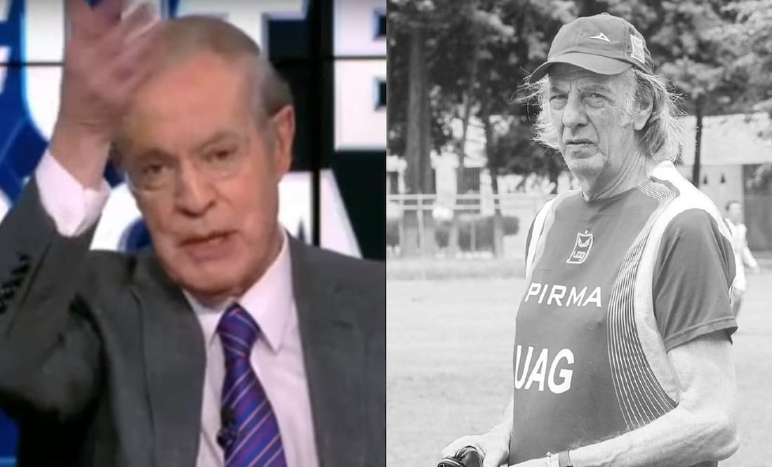 José Ramón Fernández enojado en Futbol Picante y César Luis Menotti como DT de Tecos / FOTOS: Captura y El Universal