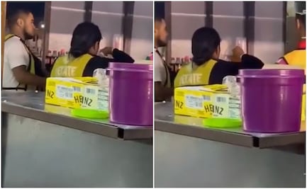 VIDEO: Exhiben a vendedores manipulando la cerveza en el Alfonso Lastras de San Luis