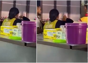 VIDEO: Exhiben a vendedores manipulando la cerveza en el Alfonso Lastras de San Luis