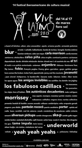 ¿Cuál fue tu favorito? 20 años del Vive Latino a través de sus carteles