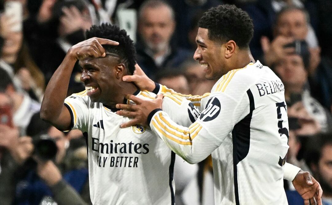 Vinicius Junior y Jude Bellingham en la Champions League - Foto: AFP