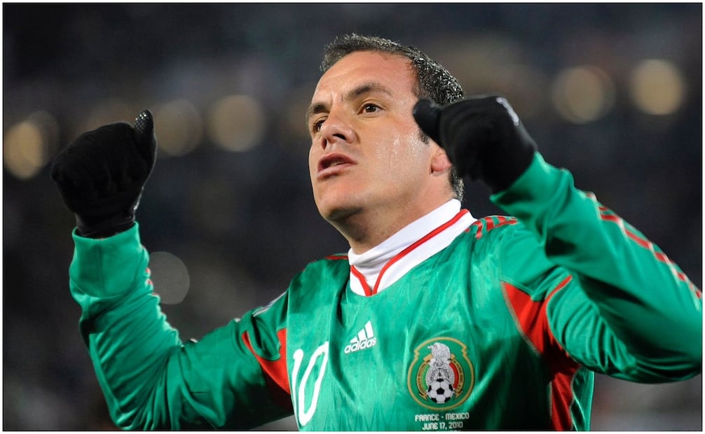 Cuauhtémoc Blanco con la Selección Mexicana Foto: @fifacom_es