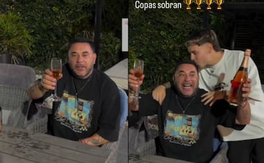 Así fue el contundente mensaje del Turco por la Navidad y el bicampeonato. FOTO: Capturas