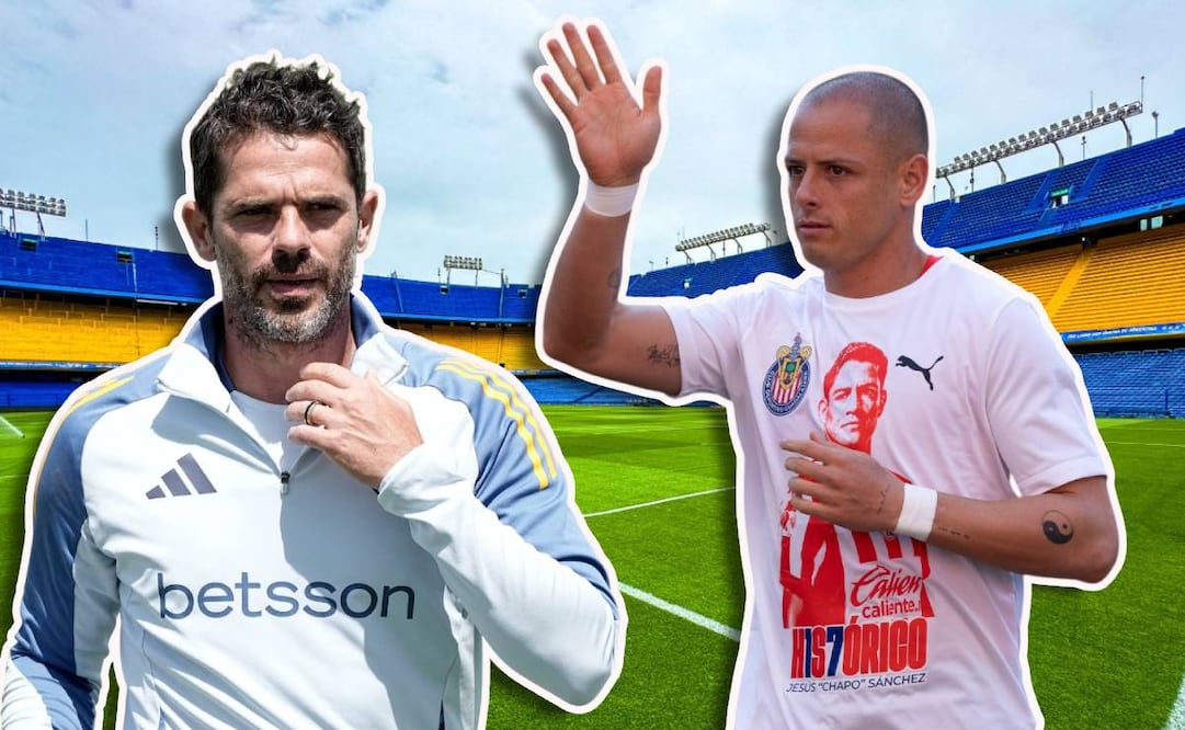 Fernando Gago y Javier Hernández. FOTO: Especial / Imago7