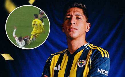 Edson Álvarez sufre dura entrada en Turquía: Fenerbahçe remonta 3-2 ante el Besiktas