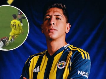 Edson Álvarez sufre dura entrada en Turquía: Fenerbahçe remonta 3-2 ante el Besiktas