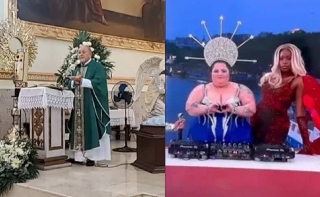 El sacerdote michoacano insultó a todos los que participaron en La Última Cena drag en la inauguración de París 2024. Foto: Especial