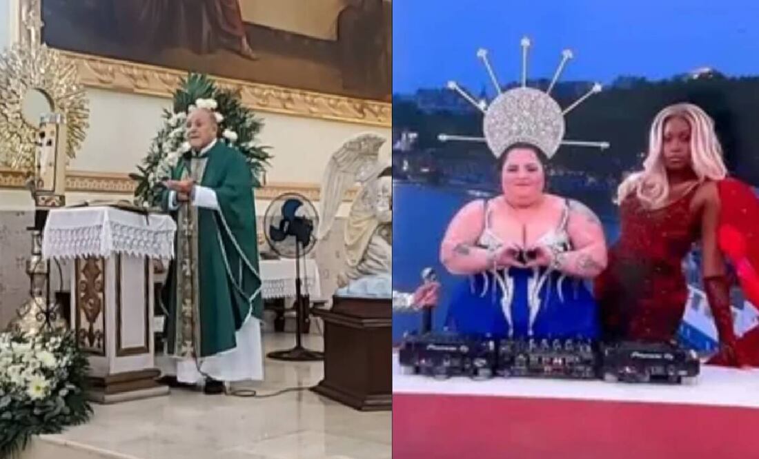 El sacerdote michoacano insultó a todos los que participaron en La Última Cena drag en la inauguración de París 2024. Foto: Especial
