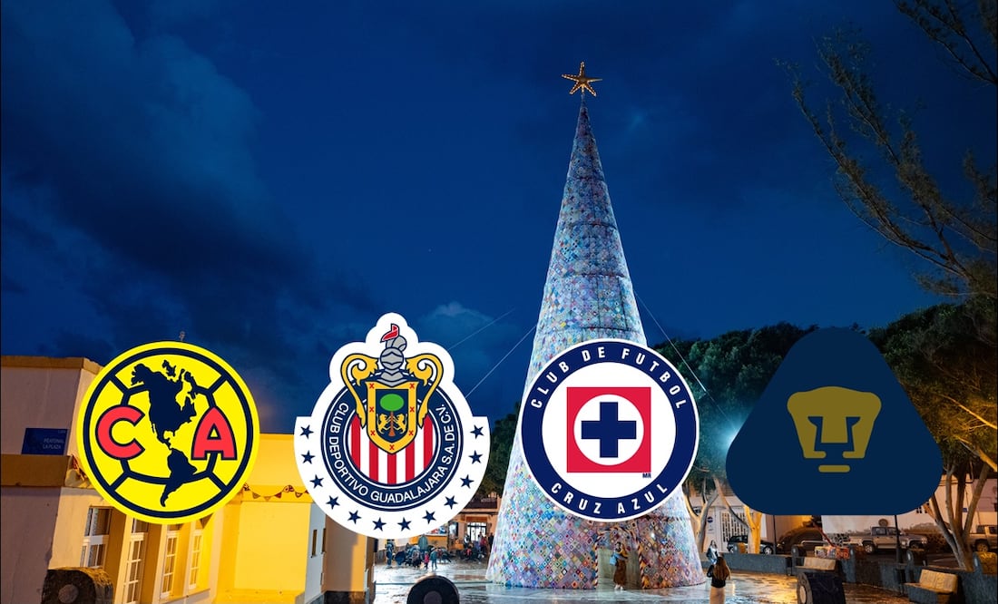 ¿Qué le pedirán los cuatro grandes de la Liga MX a Santa Claus? - Foto: EFE