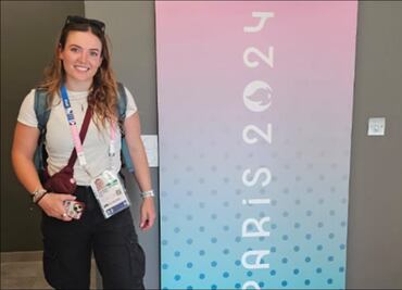 ¡Ya hay presencia mexicana! Sofía Reinoso es la primera atleta tricolor en la Villa Olímpica