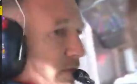 Christian Horner más que molesto por el abandono de Checo Pérez en el GP de Qatar