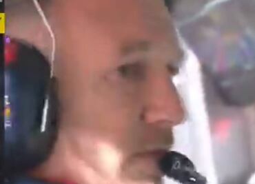 Christian Horner más que molesto por el abandono de Checo Pérez en el GP de Qatar