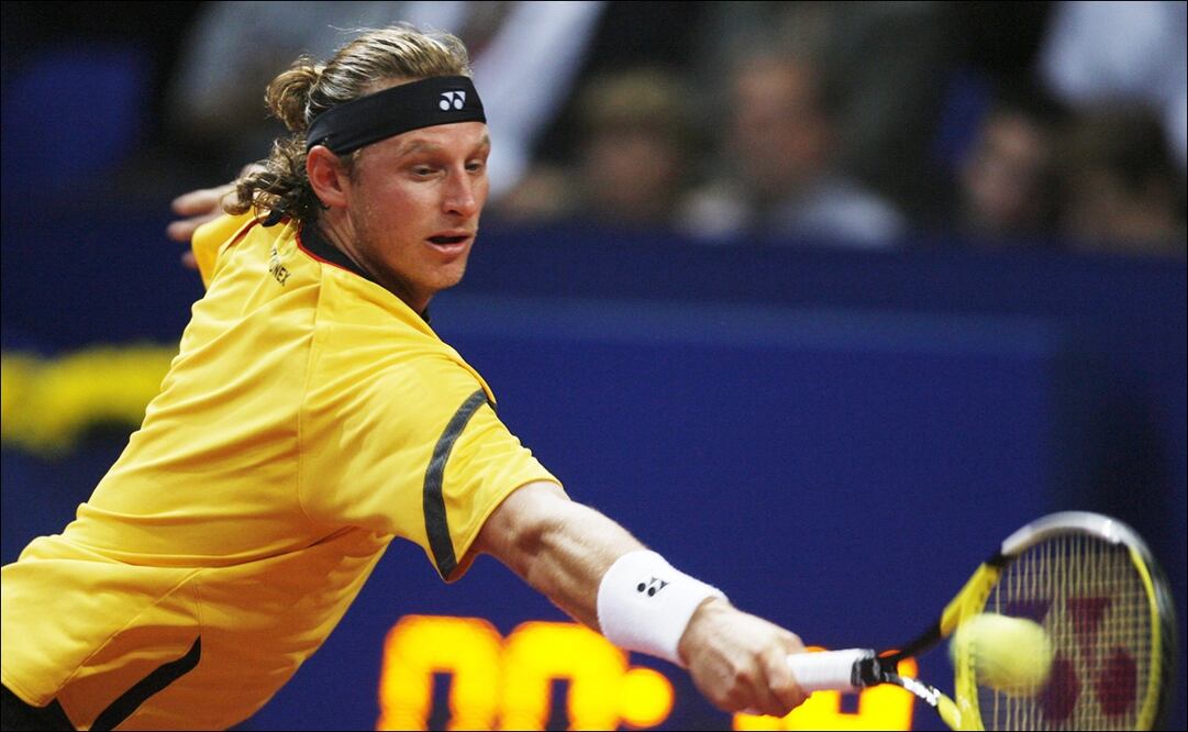 David Nalbandian en un partido de 2008 - Foto: AP