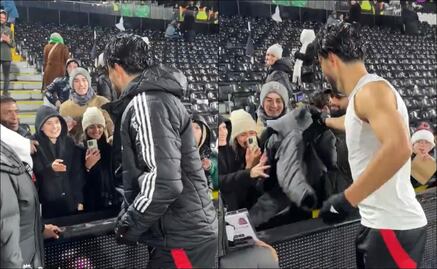 VIDEO: Raúl Jiménez regala chamarra a un aficionado mexicano tras anotar con Fulham en Premier League