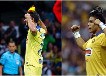 Henry Martín alcanza a Salvador Cabañas como goleador del América e imita su festejo contra Chivas