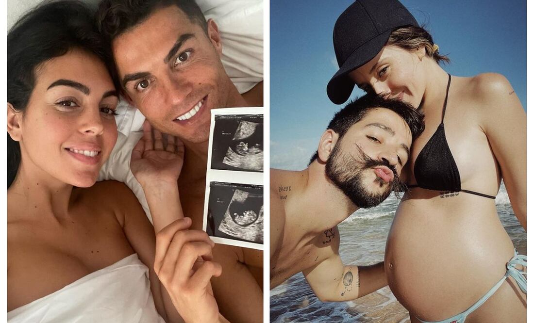 Foto: Instagram @cristiano / @evaluna