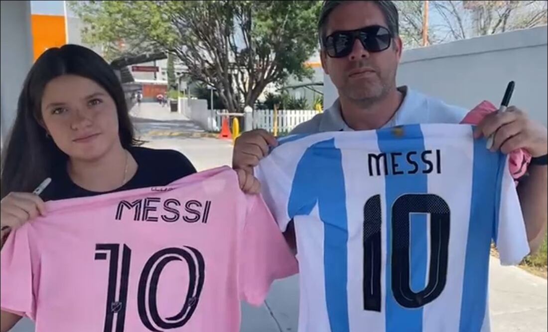 Lionel Messi provocó una autentica locura en el aeropuerto de Monterrey / FOTO: Nicolás Schiller Solti