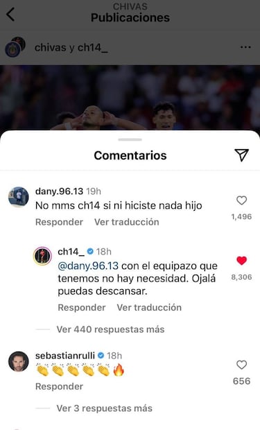 Así fue la respuesta de CH14 en redes sociales. Foto: Especial