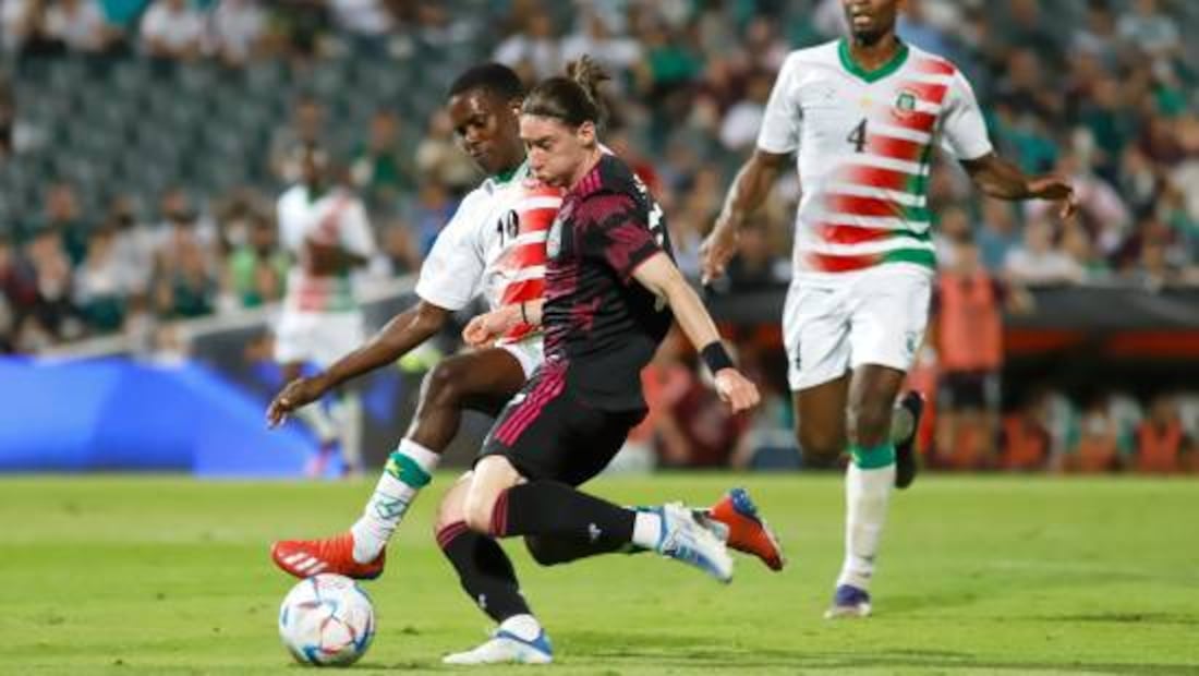 Marcelo Flores jugó un partido oficial con la Selección Mexicana en 2022. Foto: Imago7