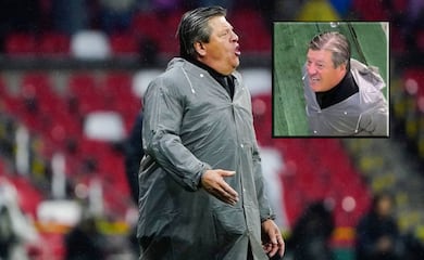 Miguel Herrera encaró a un aficionado al terminar el Atlante vs León: "Afuera te cag..."