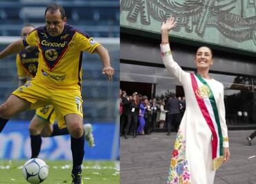 Cuauhtémoc Blanco se toma foto con la nueva Presidenta de México Claudia Sheinbaum