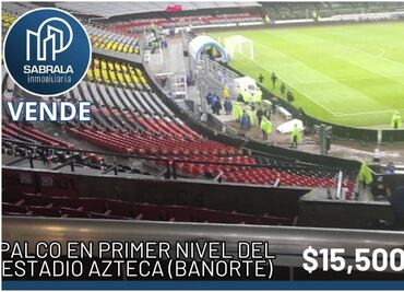 Los palcos del Estadio Azteca para el Mundial de 2026 están a la venta por más de 15 millones de pesos