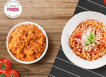 ¿Eres #TeamArroz o #TeamPasta? 4 deliciosas recetas con arroz y pasta