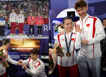 Competidora china de bádminton gana el oro en dobles mixtos y recibió propuesta de matrimonio