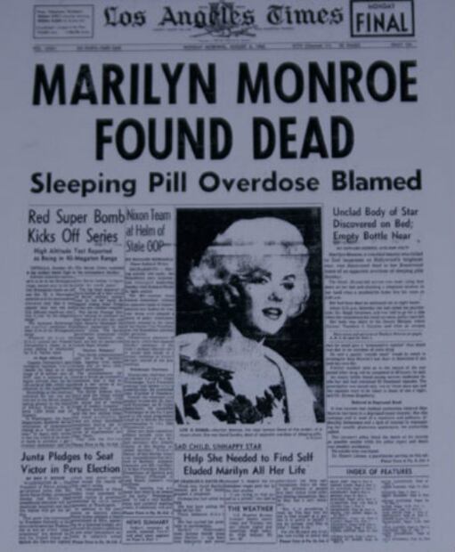 Marilyn Monroe, la diva que murió sin dientes ni glamour 