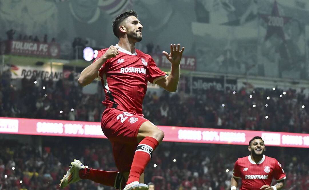 Paulinho espera ser factor para que Toluca salga con buen resultado en la ida. Foto:Imago7.