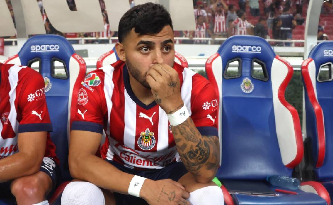 Alexis Vega podría estar viviendo sus últimos momentos en el Guadalajara. Foto: Imago7