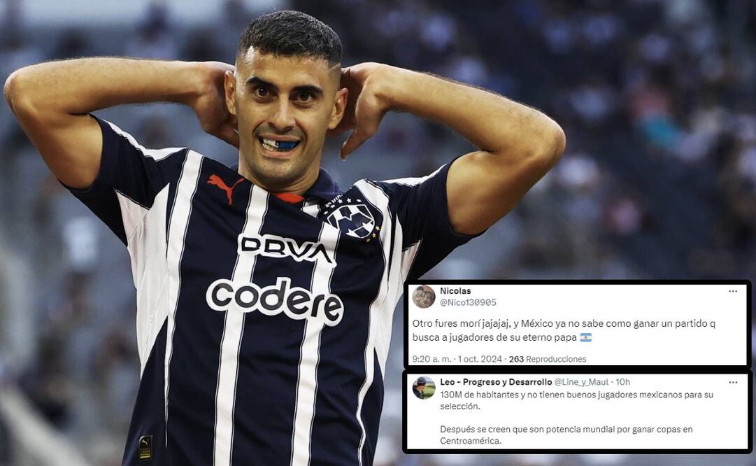 Aficionados argentinos se burlaron de la Selección Mexicana porque Javier Aguirre convocó a Germán Berterame. Foto: Especial