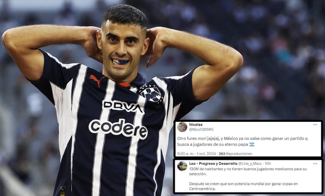Aficionados argentinos se burlaron de la Selección Mexicana porque Javier Aguirre convocó a Germán Berterame. Foto: Especial