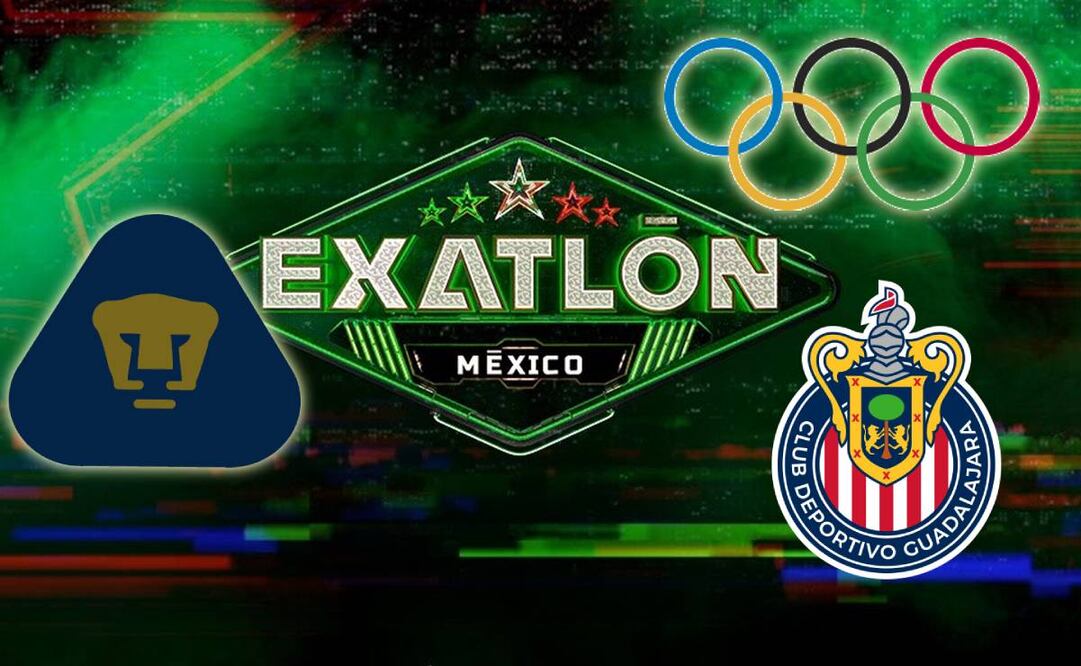 Exjugador de Pumas, un atleta olímpico y un exfutbolista de Chivas son nuevos integrantes de Exatlón