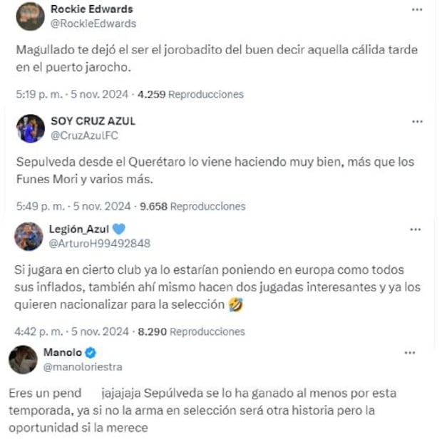 Los aficionados de Cruz Azul defendieron a Ángel Sepúlveda de las críticas de David Faitelson. Foto: Especial