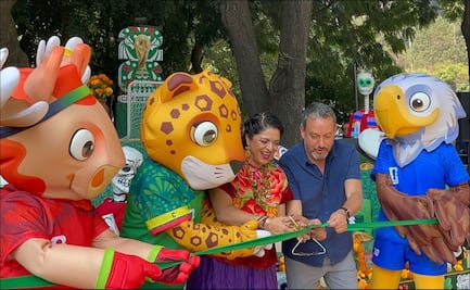 La FIFA se une a la tradición del Día de Muertos e inauguró una ofrenda en la Ciudad de México