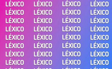 Sólo una mente muy brillante puede encontrar la palabra 'México' en 5 segundos