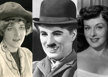 Las cuatro bellas y jóvenes esposas de Charles Chaplin