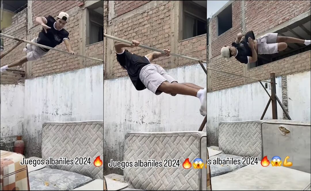 El joven demostró que en el barrio también hay talento. FOTO: Capturas