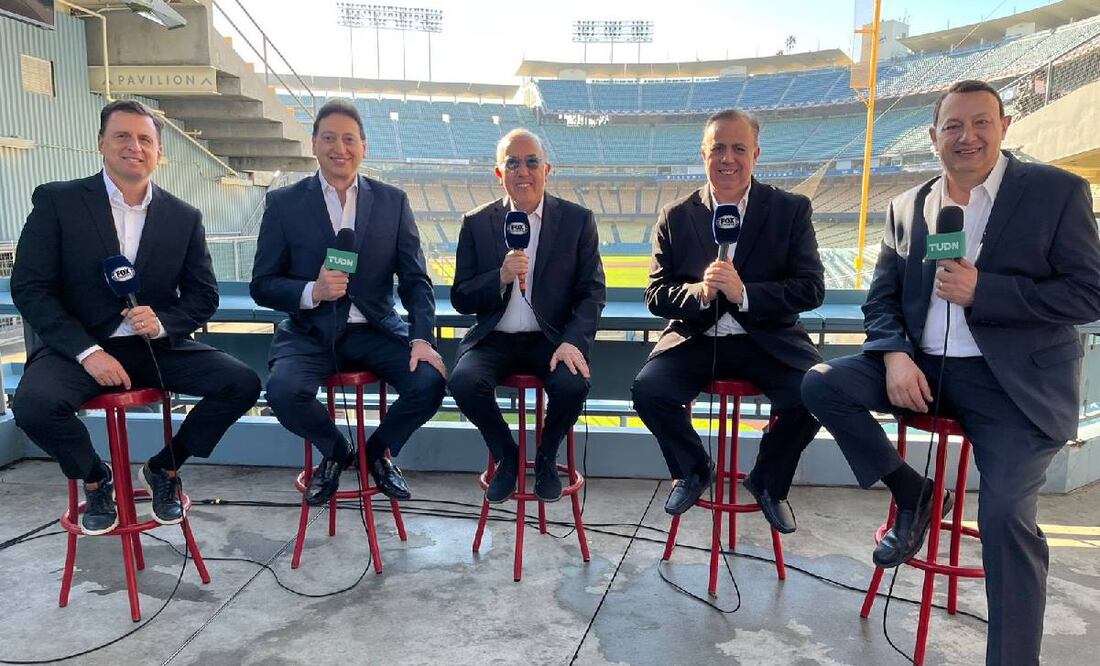 Enrique Burak, Antonio de Valdés y Pepe Segarra, 'Los Tres Amigos', se reencontraron en un programa dedicado a Fernando Valenzuela. Foto: @pepesegarra